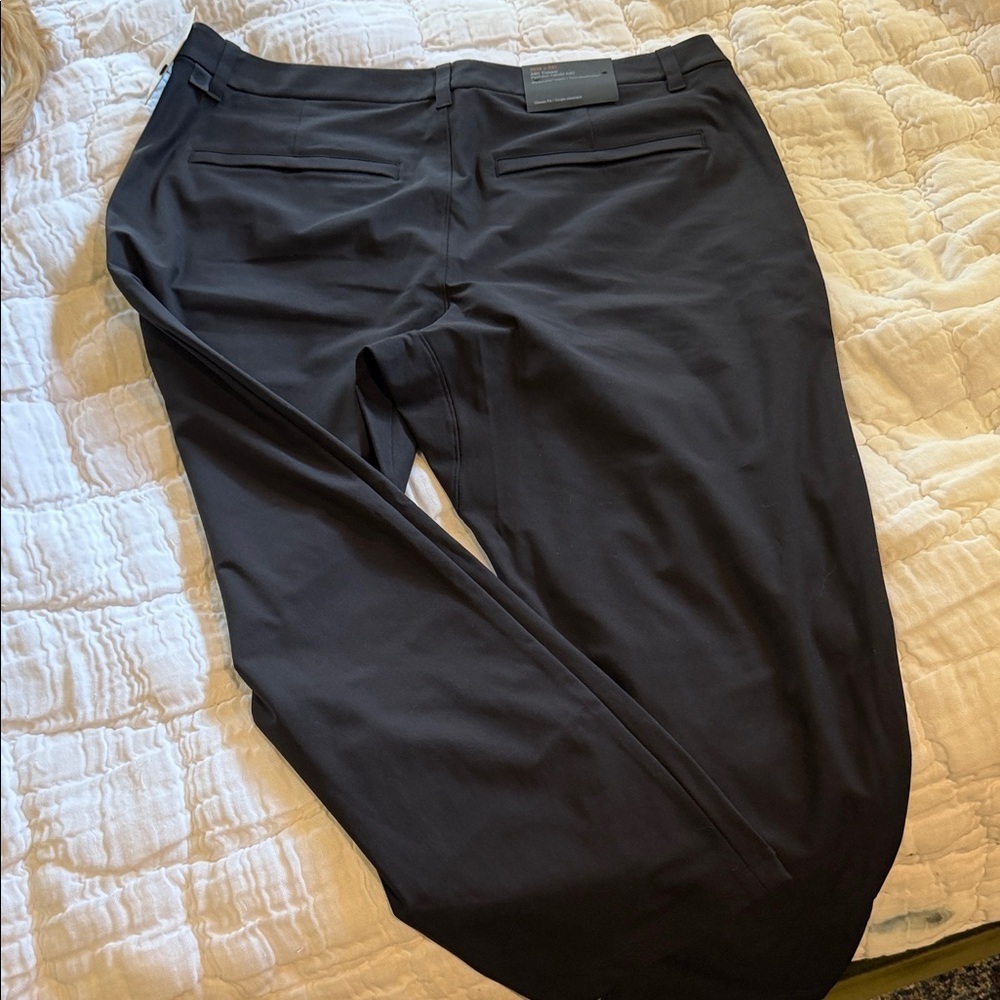 lululemon athletica Men's Black Dress Pants - Tailored Tech Fabric